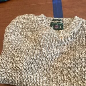 ‘The Big Sweater’ Abercrombie & Fitch green and grey knit sweater